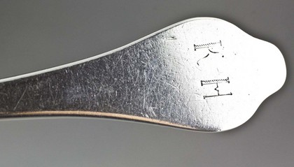 Queen Anne Brittania Silver Dognose Spoon